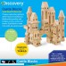 Discovery Kids 75-Piece Premium Piece Wooden Castle Building Blocks Set; Spark Your Child’s Imagination & Develop Essential Skills Educational Durable & Safe Construction Blocks Great Gift B07BSL49L2
